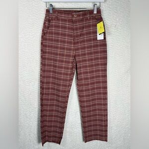 Volcom Plaid Print Pants. Size 12. Too Cute and the vibe 🔥